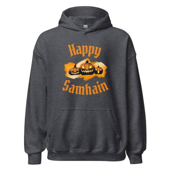 Happy Samhain Pumpkin Hoodie - Image 2