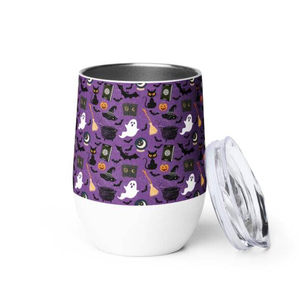 Witchy Halloween Wine Tumbler