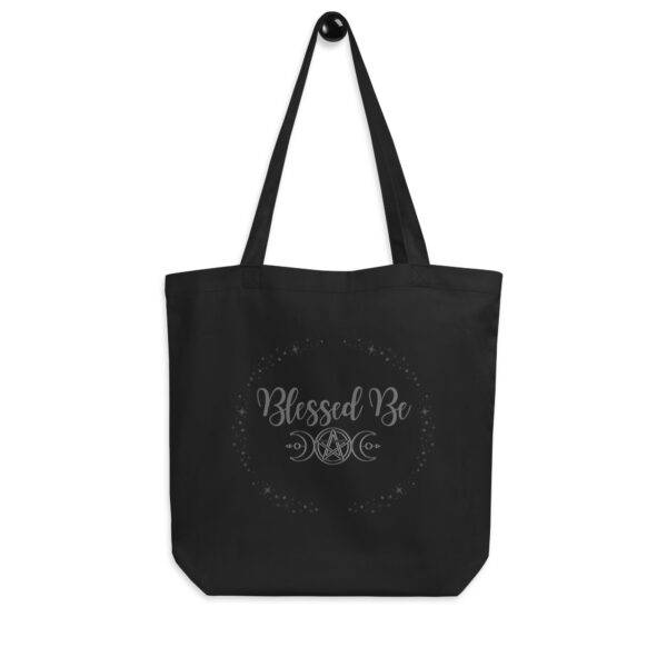 Blessed Be Triple Moon Eco Tote Bag - Image 2